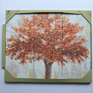 Autumn Tree Canvas 3pc Wall Art